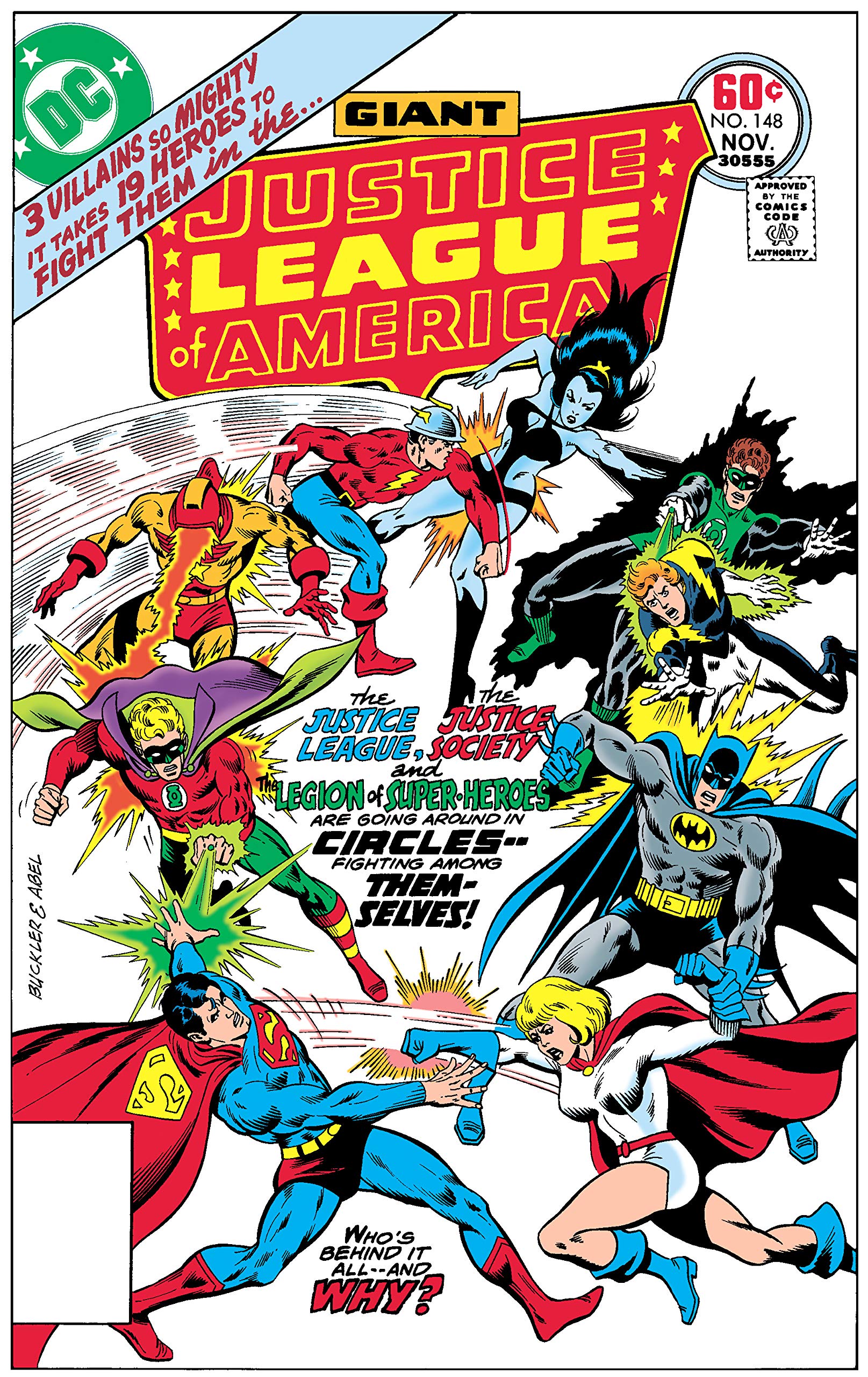 Justice League Of America Bronze Age Omnibus #3 cover: JLA! JSA